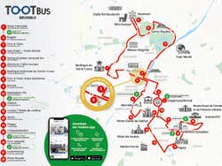 Percorso e fermate del bus turistico di Bruxelles